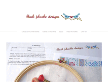 Tablet Screenshot of blackphoebedesigns.com